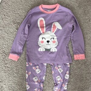 Purple Bunny Kids Pajamas